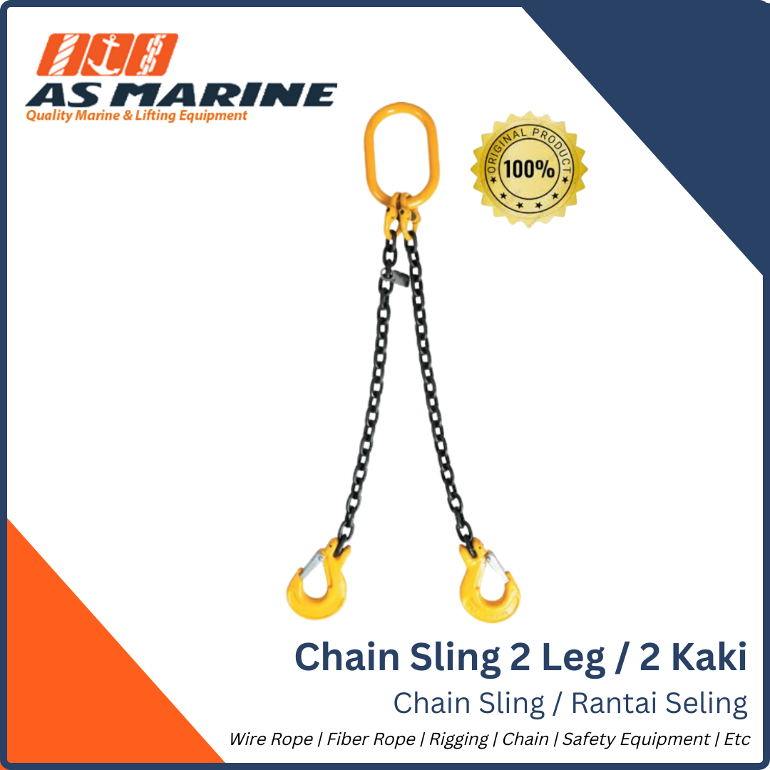 Jual Chain Sling 2 Leg / Rantai Seling 2 Kaki